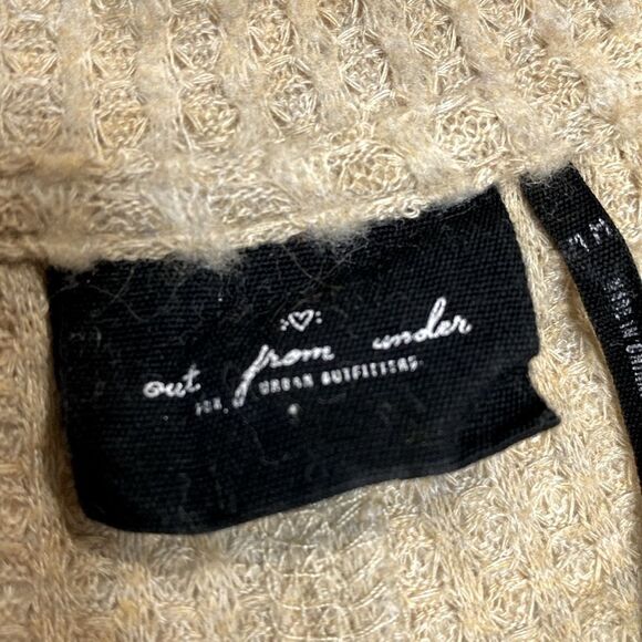 URBAN OUTFITTERS JoJo Thermal Tie Front Waffle Weave Top - Picture 7 of 8